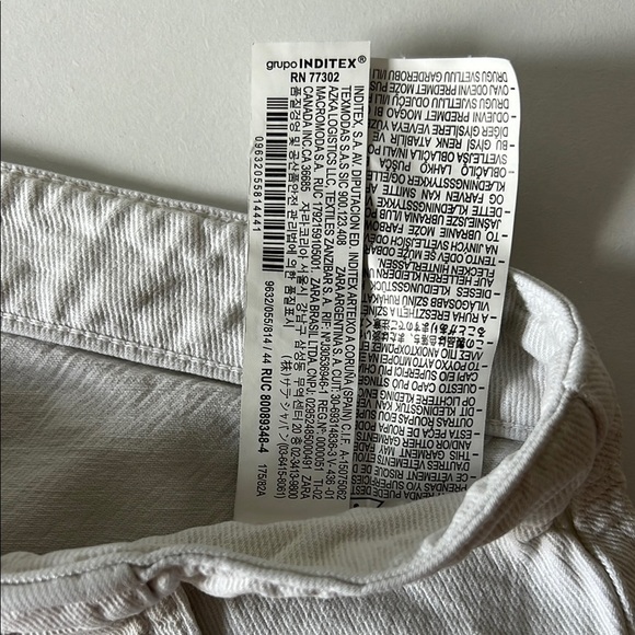 Zara Utility Pants White - Picture 3 of 5